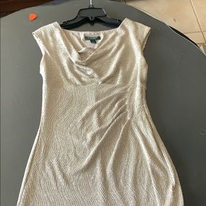 Gold Sparkly/Shiny Ralph Lauren Dress